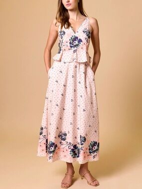 Cleobella Mena Ankle Dress in Liora Print
